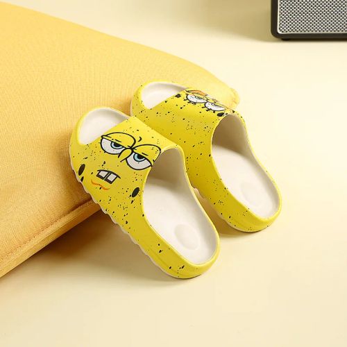 Bandai SpongeBob Cartoon Slippers - Soft Non-Slip Summer Shoes