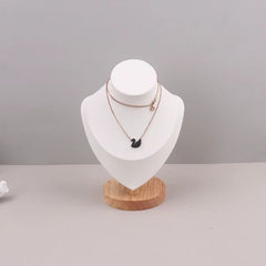 Velvet Portrait Necklace Display Pendant Organizer Jewelry Display Stand Jewelry Mannequin Bust Necklace Pendant Window