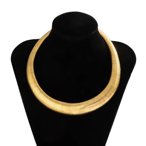 Ingemark Geometric Mood Tracker Torque Necklace - Fashion Accessory