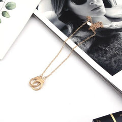 DAIZHEMEI Geometric Pendant Necklace - Trendy Fashion Accessory - L1070