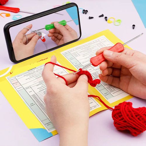 KRABALL DIY Crochet Animal Kit - Easy Plush Dolls for Beginners