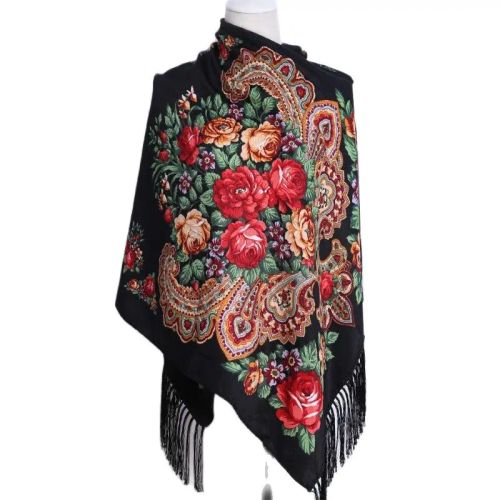 NAAMLOOS Floral Scarf - Multifunctional Fashion Accessory - 190x66 cm