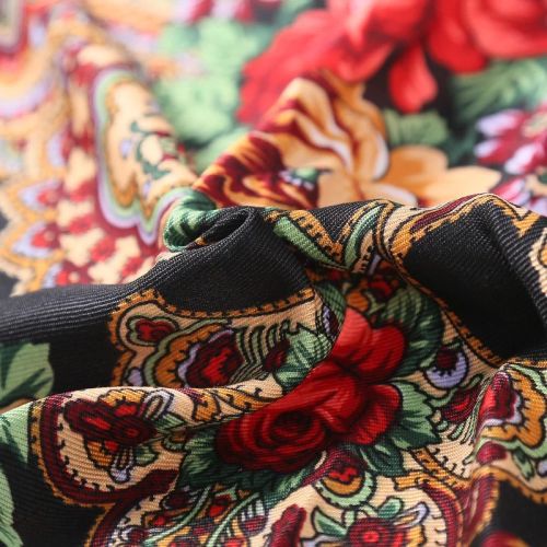 NAAMLOOS Floral Scarf - Multifunctional Fashion Accessory - 190x66 cm