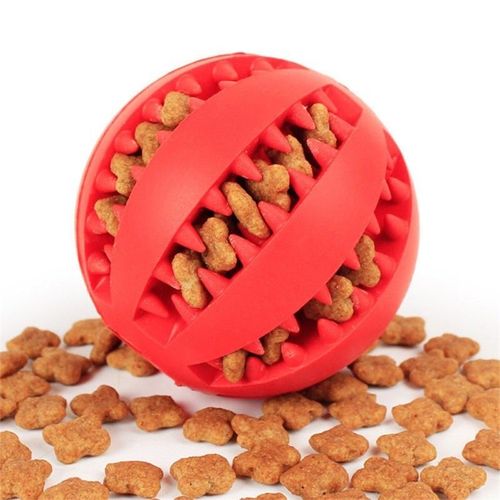 Interactive Dog Toy Ball - Durable Rubber Design for Play & Training
