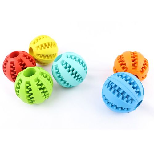 Interactive Dog Toy Ball - Durable Rubber Design for Play & Training