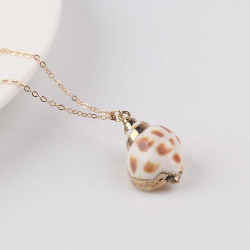 Trendy Bohemian Pendant Necklace - Natural Shell & Conch Design