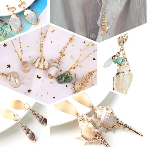 Trendy Bohemian Pendant Necklace - Natural Shell & Conch Design