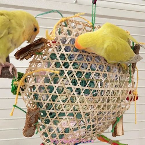Durable Rattan Bird Toy for Parrots - Eco-Friendly Exercise & Chewing Fun