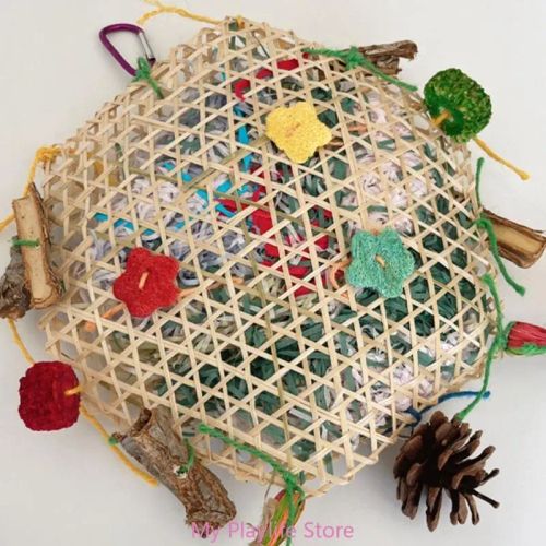 Durable Rattan Bird Toy for Parrots - Eco-Friendly Exercise & Chewing Fun