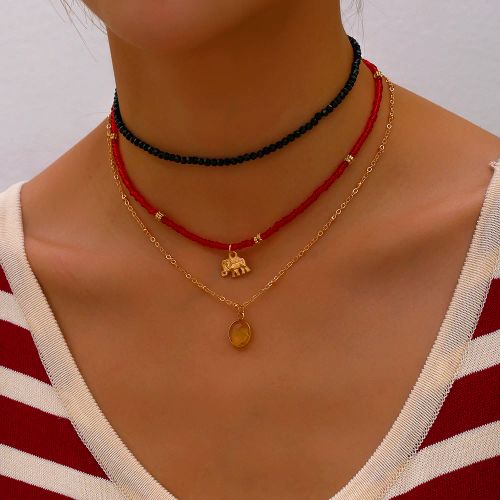 YWZIXLN Classic Geometric Chain Necklace - Fashionable Fitness Tracker