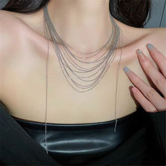 XIALUOKE Geometric Choker Necklace - Trendy Fashion Accessory