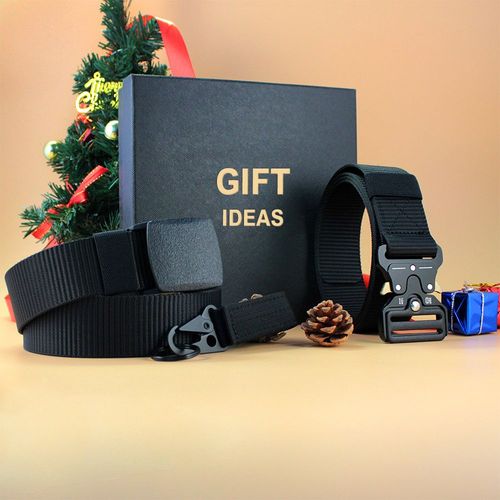 Military Tactical Belt - Durable Canvas Design - Unisex Canvas Belts