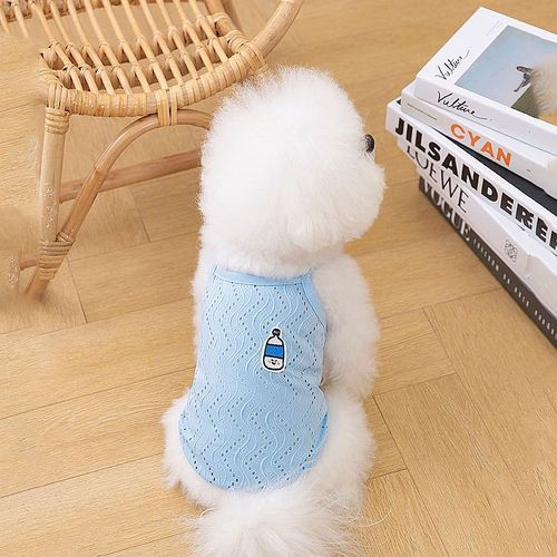 DOGGYZSTYLE Summer Puppy Cooling Vest - Soft Cotton Pet Clothes