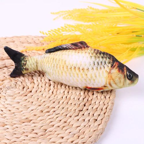 ANGDUO Interactive Plush Fish Cat Toy for Training & Entertainment