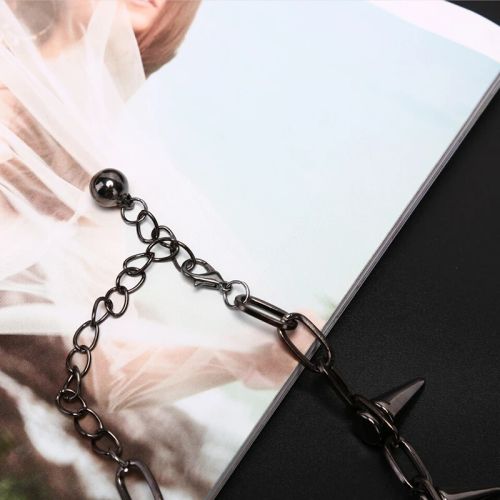 JETTING Unique Spike Rivet Necklace for Stylish Decoration