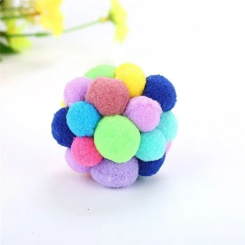 Multicolour Catnip Balls - Fun & Durable Pet Toys for Cats