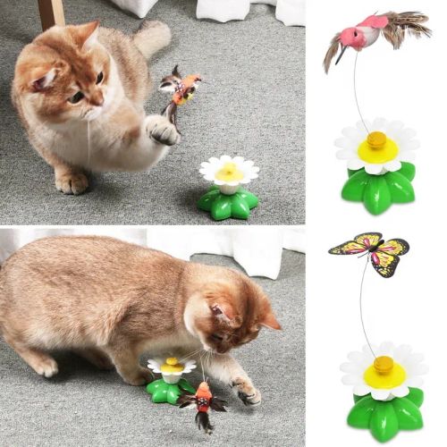 Interactive Cat Toy - Automatic Rotating Fun for Pet Training