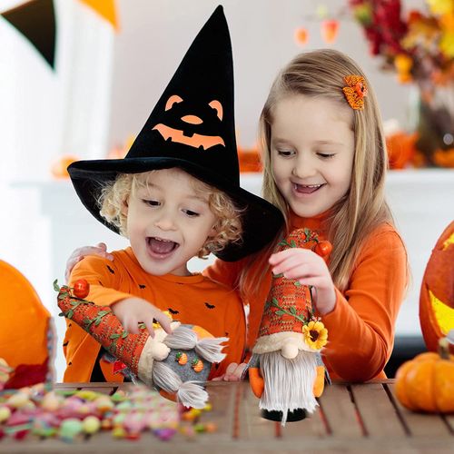 Halloween Gnome Decoration Plush Doll - Whimsical Home Accent