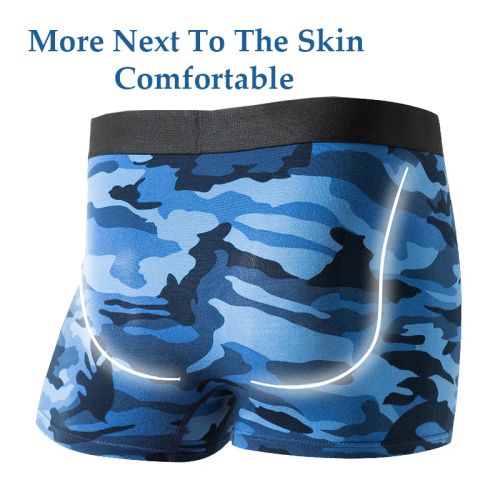 Christie Kirkland Camouflage Boxer Shorts - Breathable Cotton Underwear