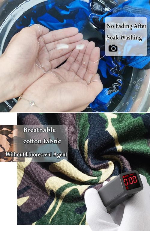 Christie Kirkland Camouflage Boxer Shorts - Breathable Cotton Underwear