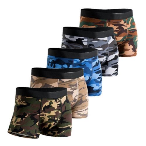 Christie Kirkland Camouflage Boxer Shorts - Breathable Cotton Underwear