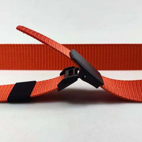New Unisex Nylon Canvas Breathable Military Tactical Men Waist Belt with Plastic and Metal Black Buckle Orange Belts