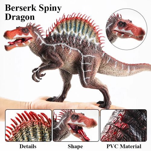 Oenux Jurassic Dinosaur Spinosaurus Action Figure - Kids Gift Model