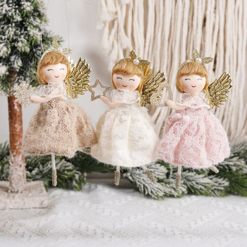 Huiran Charming Angel Dolls - Festive Decorations for Home & Gifts