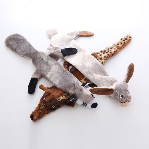 Plush Dog Toy - Safe Fleece Material for Playtime Fun