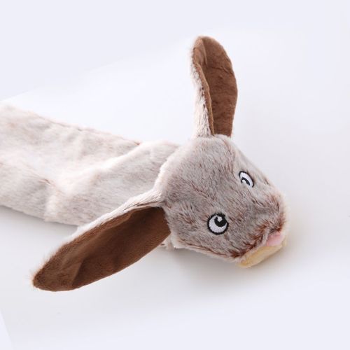 Plush Dog Toy - Safe Fleece Material for Playtime Fun