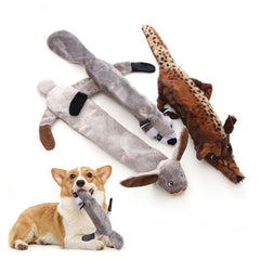 Plush Dog Toy - Safe Fleece Material for Playtime Fun