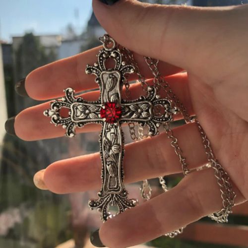 Faitolagi Stylish Cross Pendant Necklace - Trendy Fashion Accessory