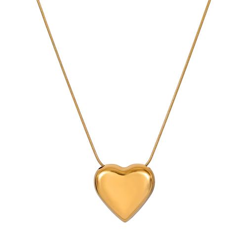 Ramos Exaggerated Heart Pendant Necklace - Trendy Fashion Jewellery