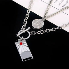 SONGCHANGJEWELRY Demon Slayer Pendant Necklace - Trendy Decoration Accessory - Zinc alloy