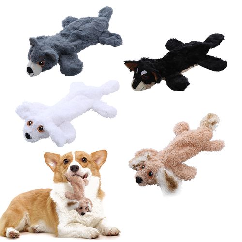 Plush Dog Toy - Supervised Play Safe Material for Pets