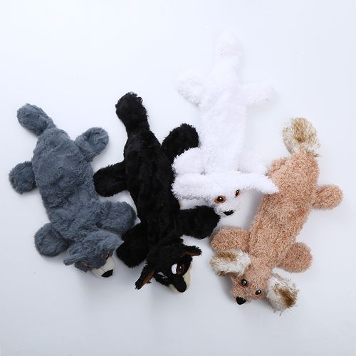 Plush Dog Toy - Supervised Play Safe Material for Pets