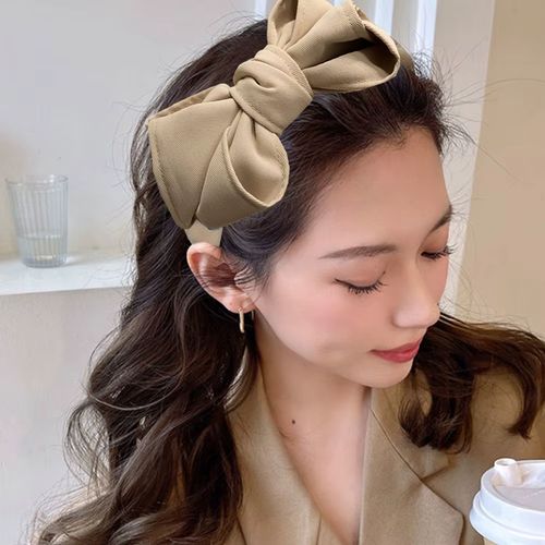 Double Layer Bow Headband - Stylish & Versatile Hair Accessory