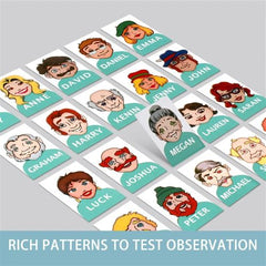 Interactive Guess Who I Am Puzzle Game for Kids – Fun Board Game - Guess game