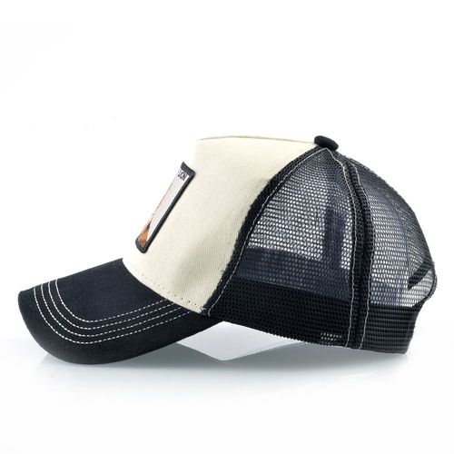 K KISSBAOBEI Embroidered Lion Cap - Stylish Sun Protection Baseball Hat