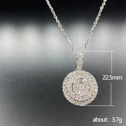 Huitan Geometric Pendant Necklace – Trendy Fashion Accessory - XL438