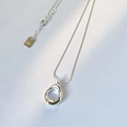 FOXANRY Water Drop Pendant Necklace - Trendy Fashion Accessory
