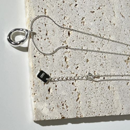 FOXANRY Water Drop Pendant Necklace - Trendy Fashion Accessory