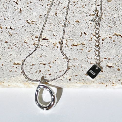 FOXANRY Water Drop Pendant Necklace - Trendy Fashion Accessory