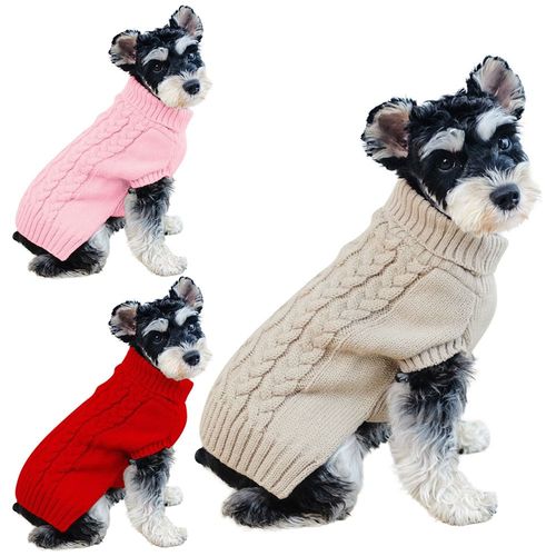 Christmas Winter Warm Pet Clothes - Soft Knit Design for Dogs