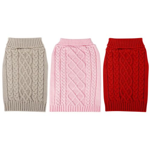 Christmas Winter Warm Pet Clothes - Soft Knit Design for Dogs