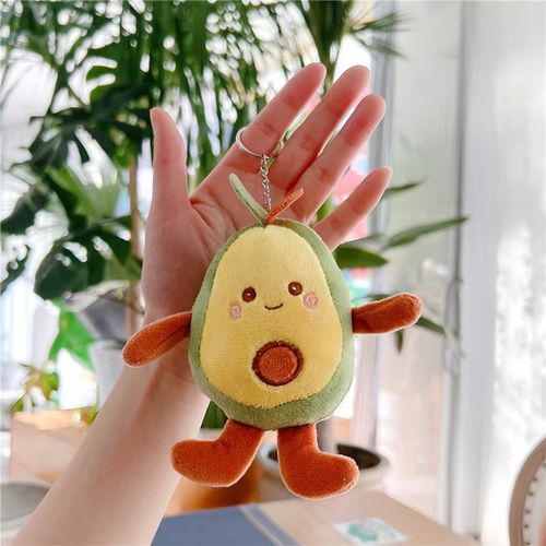 Y2E2noa Avocado Plush Keychain - Stylish & Versatile Accessory - 1pc