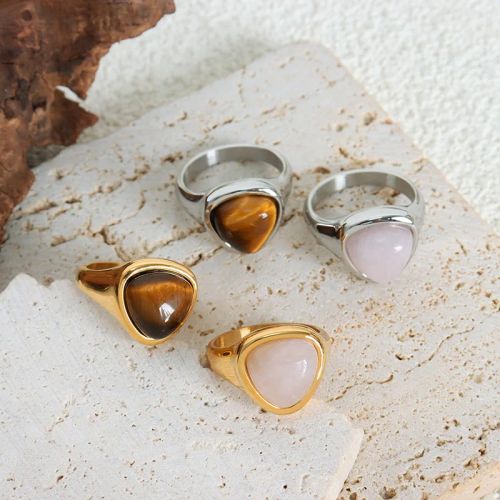 Classic Wedding Bands - Stylish Stainless Steel Fashion Rings