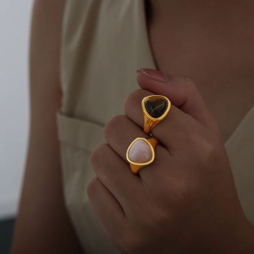 Classic Wedding Bands - Stylish Stainless Steel Fashion Rings