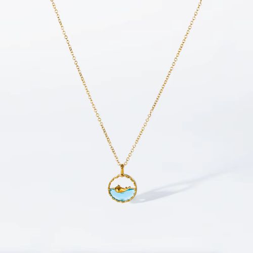 EILIECK Pendant Necklace - Mood Tracker - Trendy Fashion Accessory - N203