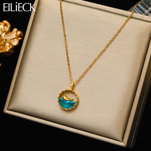 EILIECK Pendant Necklace - Mood Tracker - Trendy Fashion Accessory - N203